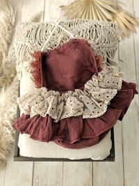Image 2 of Boho baby girl bloomers for photoshoot |Gaia | age 6-9 months | sitter