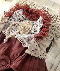 Image 3 of Boho baby girl bloomers for photoshoot |Gaia | age 6-9 months | sitter