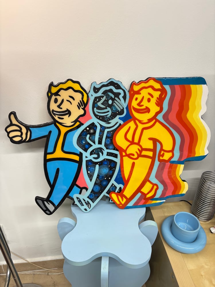 Image of wood handmade Fallout custom