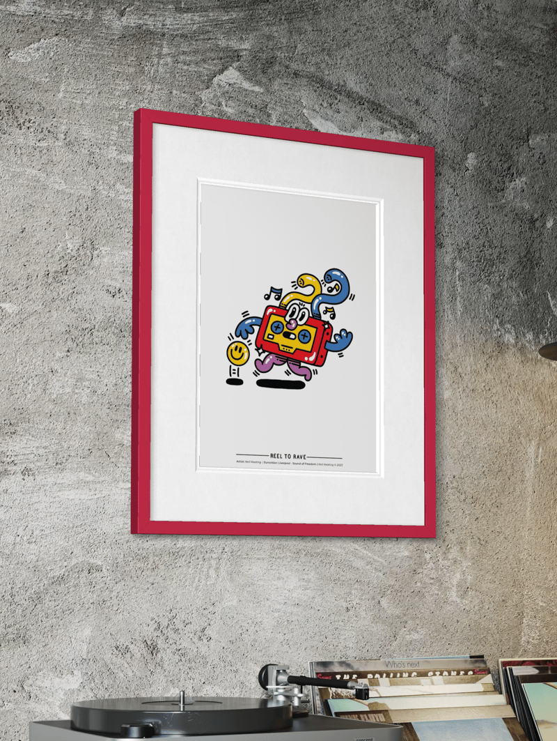 Sound of Freedom Reel to Rave Lithograph