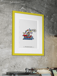 Image 2 of Sound of Freedom Ferry Across the Mersey Lithograph