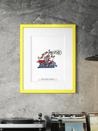 Image 1 of Sound of Freedom Ferry Across the Mersey Lithograph