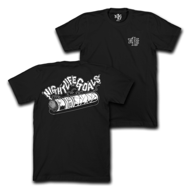 Up In Smoke Tee- Black