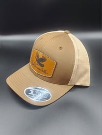Image 1 of Mad Baron Hat FLEXFIT 110 Real Leather Patch
