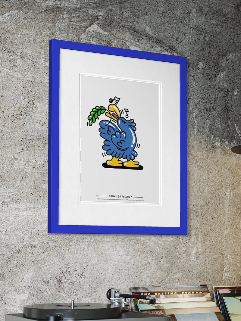 Sound of Freedom Liverbird Lithograph