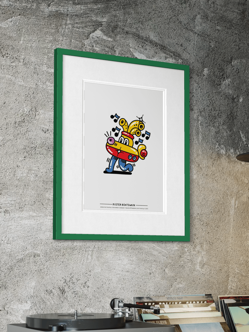 Sound of Freedom Mr Boatswain Lithograph