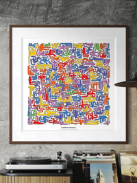 Image 1 of Cosmos Doodle #1 Fine Art Print