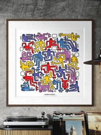 Image 1 of Cosmos Doodle #2 Fine Art Print