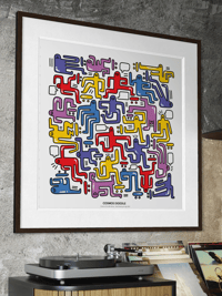 Image 2 of Cosmos Doodle #2 Fine Art Print