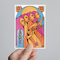 Image 1 of Postcard MUSES LAMENT