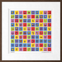 Image 3 of 100 Collective Cosmos Stamp Collection