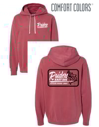 COMFORT COLORS CRIMSON  HOODIE
