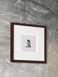 Image 2 of Tattoo Man Mini Screen Print