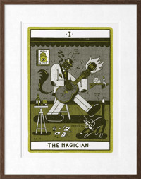Image 3 of The Magician Tarot Screen Print