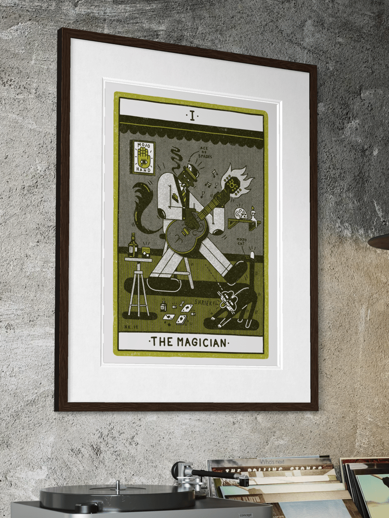 The Magician Tarot Screen Print