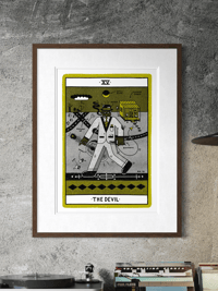 Image 1 of The Devil Tarot Screen Print
