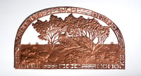 Image 1 of Coyote Lives Copper Cut-Out