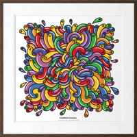 Image 3 of Cosmos Doodle #3 Fine Art Print