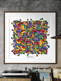 Image 1 of Cosmos Doodle #3 Fine Art Print