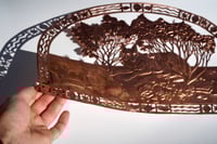 Image 2 of Coyote Lives Copper Cut-Out