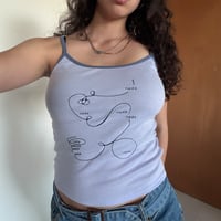 Image 1 of nada purple tank 