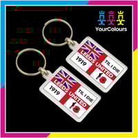 Image 1 of LEEDS UNITED FLAG KEYRING