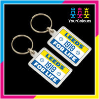 Image 2 of LEEDS UNITED FLAG KEYRING