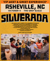 Asheville, NC / The Grey Eagle (October 11) VIP MEET & GREET PASS