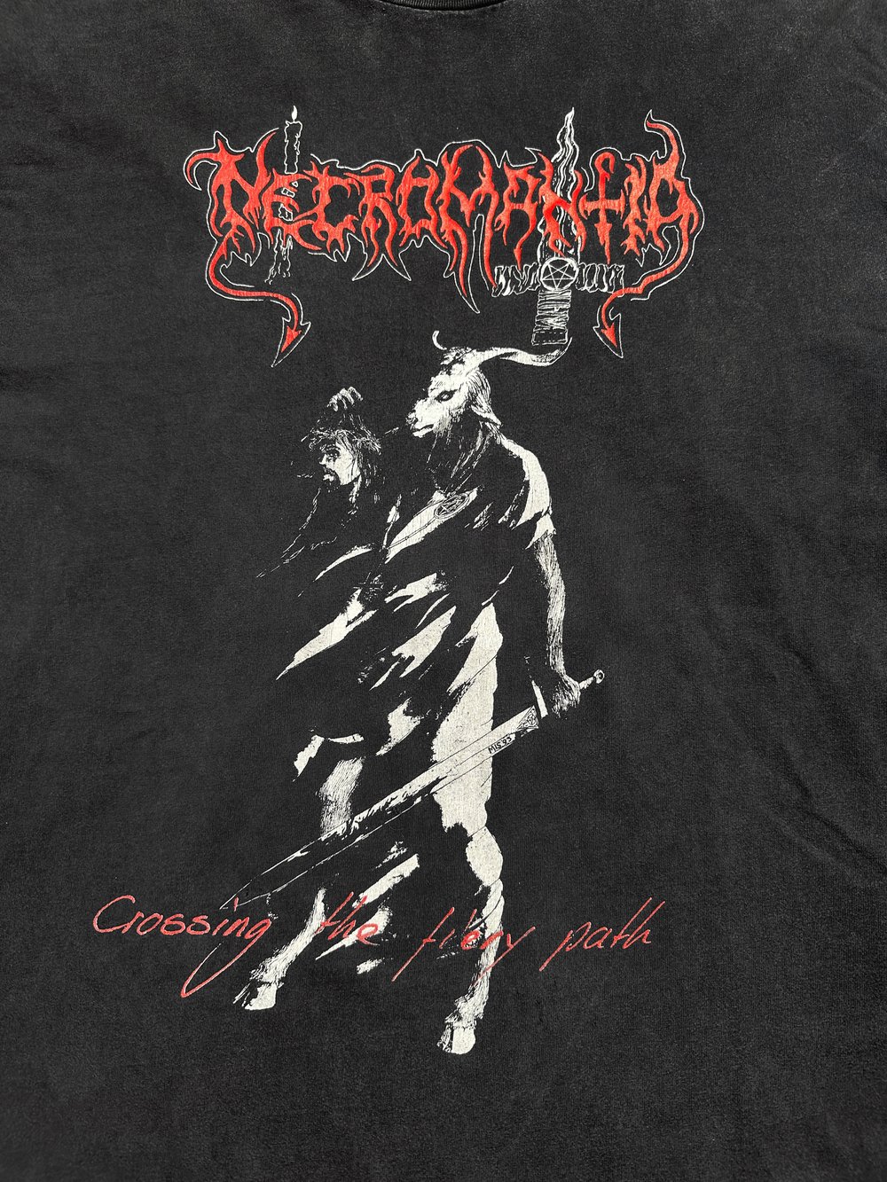*Rare* Necromania 1993 ‘Crossing The Fiery Path’ Longsleeve Shirt