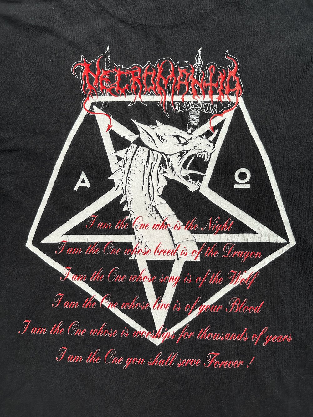 *Rare* Necromania 1993 ‘Crossing The Fiery Path’ Longsleeve Shirt