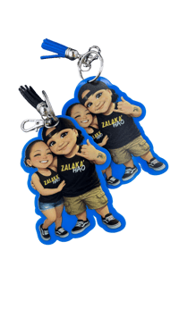 Image 1 of Custom Animated Acrylic Keychain Set (2 pcs)