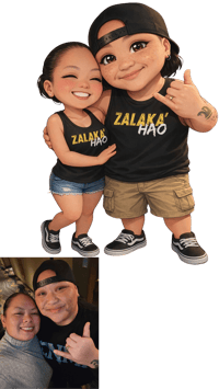 Image 3 of Custom Animated Acrylic Keychain Set (2 pcs)