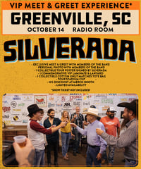 Greenville, SC / Radio Room (October 14) VIP MEET & GREET PASS