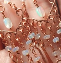 Image 4 of Welo Opal Copper Waterfall Earrings🤍