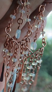 Image 5 of Welo Opal Copper Waterfall Earrings🤍