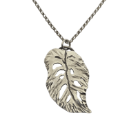 Image 1 of Textured Monstera Adansonii Pendant