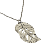 Image 2 of Textured Monstera Adansonii Pendant