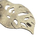 Image 4 of Textured Monstera Adansonii Pendant