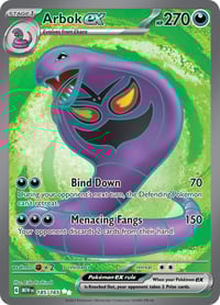 Arbok ex - 185/165 - SV: Scarlet & Violet 151 - Near Mint