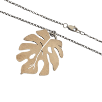 Image 3 of Monstera Leaf Pendant