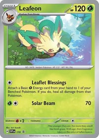 Leafeon - 170 (Cosmos Holo) - SV: Scarlet & Violet Promo Cards - Near Mint