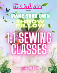 VIP ONE-ON-ONE SEWING CLASSES