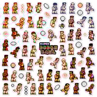 Image 1 of Super Dodge Ball Sticker/Magnet Sets (80 Pieces)