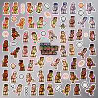 Image 2 of Super Dodge Ball Sticker/Magnet Sets (80 Pieces)