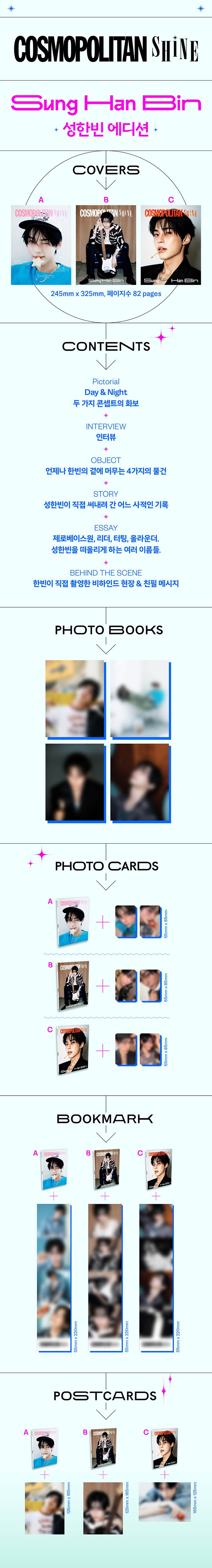 Image of [PRE-ORDER] ZEROBASEONE Hanbin Cosmopolitan Shine Magazine