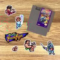 Image 3 of Mighty Final Fight Sticker/Magnet Sets (18 Pieces) 