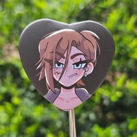 Image 2 of alnst ❄️ heart button badge