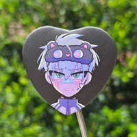 Image 5 of alnst ❄️ heart button badge