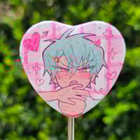 Image 11 of alnst ❄️ heart button badge
