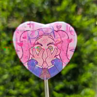 Image 13 of alnst ❄️ heart button badge